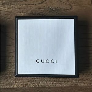 Gucci Black and White Jewelry Box and Pouch